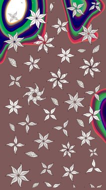 Güzel kumaş deseni. Güzel suluboya yaz çiçekleri deseni..