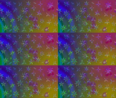 Eski usul küçük çiçekli şirin bir eskiz deseni. Raster illüstrasyonu. Moda arka planında parlak buketler. Kumaş, duvar kâğıdı ve kağıda yazdırmak için gelişen arkaplan.