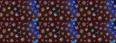 Raster illüstrasyonu. Taslak dekoratif arka plan, çiçek mandala. Kahverengi renklerde. Çiçek..