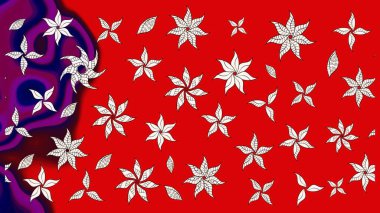 Kumaş, duvar kağıdı ve kağıt üzerine baskı yapmak için gelişen arka plan. Moda arka planında parlak buketler. Raster illüstrasyonu. Eski usul küçük çiçekli şirin bir eskiz deseni..