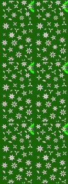 Renkli yeşil ve nötr çizim kalıbı. Yeşil ve nötr renklerde çiçekler. Doodle tarzı. Tekstil ve kapak tasarımı için mükemmel. Elle çizilmiş sonbahar çiçeği deseni..