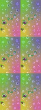 Modern gelişim, nötr ve yeşil raster arka plan duvar kağıdı çizimi, klasik çizgi çizgisi, desenli desenli çiçekler, çiçekli süsler. Çiçekli el çizimi çizimi deseni.