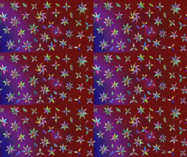 Klasik çiçekler. El çizimi, soyut ve süslü elementler. Yaz çiçekleri teması. Kırmızı renkler. Suluboya resim taklit Raster illüstrasyonu.