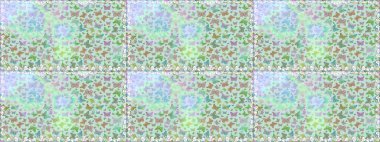 Tarafsız ve yeşil renklerde Raster Arkaplan. Renkli Kelebeklerle Bahar Arkaplanı. Güzel Kelebek Siluetleriyle Moda Dekorasyonu. Kart, Davetiye, Yazdırma İçin Şirin Kadınsı Desen.