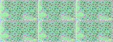 Rastgele mavi ve nötr kelebekler şirin desenler. Davetiye, kart ve parmak izi için basit kadınsı bir model. Raster illüstrasyonu. Kusursuz. Mavi ve nötr arkaplanda kelebek.