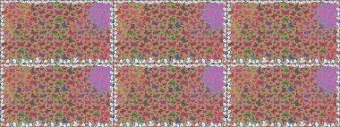 Kusursuz. Kelebek deseni. Raster. Kumaş, tekstil, baskı ve davetiye örnekleri. Bej ve nötr arkaplan üzerine resim.