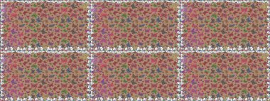 Kelebeklerle kusursuz desen. Kumaş, kağıt, ambalaj kâğıdı ve duvar kağıdı tasarımı için hoş bir arka plan. Bej ve kahverengi.