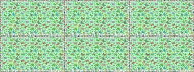 Tarafsız ve yeşil bir arka planda renksiz bir kelebek deseni. Tarafsız ve yeşil renkli bir resim. Raster. Karala, karala, karala.