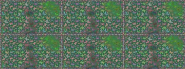 Kart ve Fotoğraf Çocukları Albümleri Üzerine Bebekler Kitabı ve Dijital Baskı. Raster illüstrasyonu. Clipart blue and green Butterfly about Magic çizgi filmi. Albüm için resim. Kusursuz..