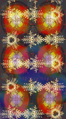 Raster skeci. Kar Tanesi Raster simgesi arkaplanı. Xmas Frost kar taneleri izole edilmiş siluet sembolü. Kış kahverengisi, gri ve kırmızı noel kar düz kristal elementi. Meteoroloji buz koleksiyonu.