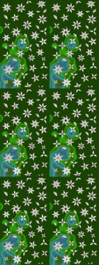 Taslak süsleme izi. Sınır Kızılderili çiçekli paisley patten. Raster Henna tarzı. Tebrik kartı geçmişi, boyama kitabı, arkaplan ve tekstil için kullanılabilir. Etnik Mandala havlusu.