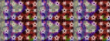 Kar taneleri radyal kahverengi, nötr ve gri renkler. Renkli arka planda güzel kar taneleri. Raster illüstrasyonu..