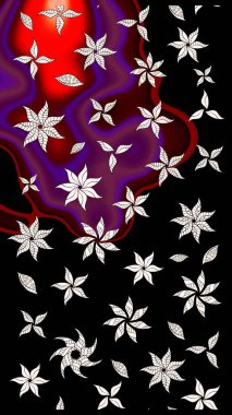 Of doodle elements. Hand drawn Raster illustration. Sketch flower pattern can be used for wallpaper, website background, wrapping paper, invitation, flyer, banner or website.