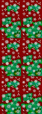 Küçük çiçekte güzel bir çiçek deseni var. Raster deseni. Çiçekli çiçek deseni, suluboya..