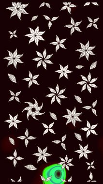 Siyah renkli çiçekler. Renkli Bahar Teması eskiz kalıbı. Düz Çiçek Elementleri Tasarımı. Güzel çiçek deseni..