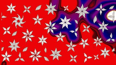 Suluboya çizim kalıbı. Moda baskısı. Raster illüstrasyonu. Çiçeğin suluboya çizimlerinin mükemmel deseni. Dekorasyon ve tasarım için güzel bir desen. Eski.