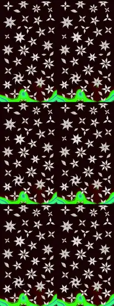 Renkli Bahar Teması eskiz kalıbı. Çiçekli çizim şekli. Siyah renkli çiçekler. Düz Çiçek Elementleri Tasarımı.