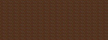 Raster illüstrasyonundaki çiçek desenli çizim. Kahverengi renkte çiçekler.