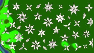 Organik elementler. Botanik çizim kalıbı. Raster deseni. Suluboya etkisi.