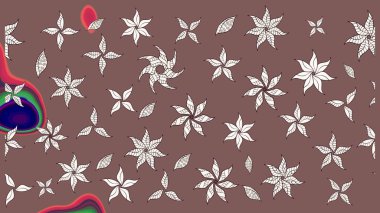 Eski usul küçük çiçekli şirin bir eskiz deseni. Moda arka planında parlak buketler. Kumaş, duvar kağıdı ve kağıt üzerine baskı yapmak için gelişen arka plan. Raster illüstrasyonu.