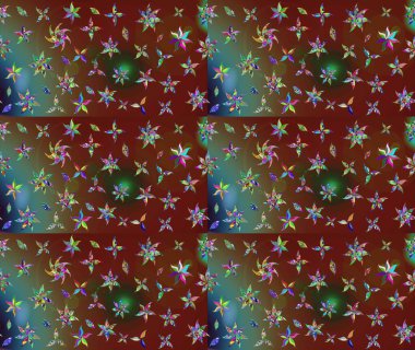 Tekstil, kumaş, kapaklar, duvar kağıtları, baskı, naylon, koleksiyon defteri, örgü, dekupaj için güzel bir eskiz. Küçük kahverengi çiçeklerdeki oldukça eski bir besin torbası deseni.