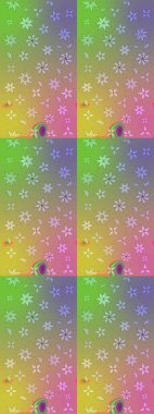 Yaz çiçekleri teması. Klasik çiçekler. El çizimi, soyut ve süslü elementler. Suluboya resim taklit Raster çizimi. Tarafsız renkler.