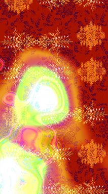 Raster illüstrasyonu. Raster kar taneleri arka planda. Kar tanesi rengarenk desen. Kar taneleri deseni. Soyut kar taneleri arkaplanda izole edilmiş düz tasarım.