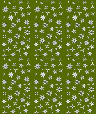 Anti-stres için soyut örnek sayfası. Raster illüstrasyonu. Yeşil renklerde.