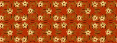 Kar taneleri deseni. Renkli arka planda izole edilmiş kar tanelerinin düz tasarımı. Kar tanesi süsleme deseni. Kar taneleri arka planda. Raster illüstrasyonu.