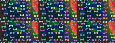 Mavi arka planda güzel renkli kelebeklerin Raster vintage el çizimi. Moda sevimli kumaş tasarımı. Raster illüstrasyonu.