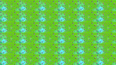 Zarif, parlak ve yeşil çiçek desenli bir taslak. Sabıka baskıları, bebek kıyafetleri, duvar kâğıtları, paket kutuları vb..