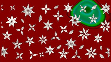 Güzel kumaş deseni. Raster suluboya çiçek deseni, narin çiçekler, kırmızı ve nötr çiçekler, tebrik kartı şablonu.