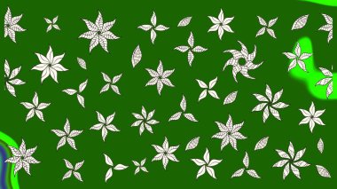 Raster illüstrasyonu. Tomurcukları çiçek olan sevimli bir çiçek deseni. Raster. Eskiz geçmişi. Kumaş, tekstil, duvar kağıdı baskısı için. Antika retro tarzı.