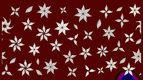 Kırmızı ve nötr renkte çiçekler. Renkli Bahar Teması çizim kalıbı. Düz Çiçek Elementleri Tasarım Raster illüstrasyonu. Çiçekli çiçek deseni, suluboya..