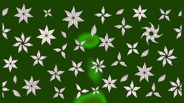 Halk tarzı. Modern çiçek arkaplanı. Moda baskıları için zarif bir şablon. Parlak renkli çiçekleri ve yeşil ve nötr renklerde yaprakları olan muhteşem bir çiçek deseni..