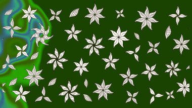 Karalama elementleri. Çizim çiçek deseni duvar kağıdı, web sitesi arka planı, ambalaj kağıdı, davetiye, broşür, afiş veya web sitesi için kullanılabilir. El çizimi Raster illüstrasyonu.