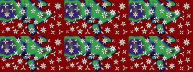 Raster Henna dövme stili. Etnik Mandala süsü. Kızılderili desenli desenli desenli şal deseni. Tekstil, tebrik kartı, boyama kitabı, telefon kılıfı baskısı için kullanılabilir.