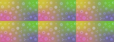 Raster Moda kumaş deseni. Şirin çiçekler. Çizgi çizimi deseni.