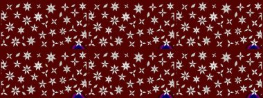 Kırmızı ve nötr renkte çiçekler. Renkli Bahar Teması çizim kalıbı. Düz Çiçek Elementleri Tasarım Raster illüstrasyonu. Çiçekli çiçek deseni, suluboya..