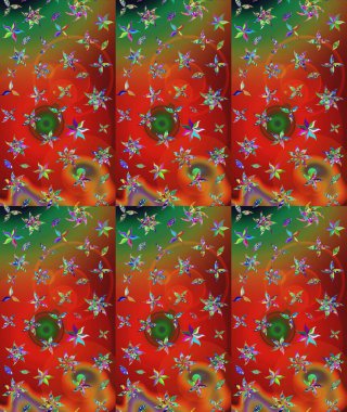 Çiçekli el çizimi çizimi deseni. Modern gelişim kırmızı raster arka plan duvar kağıdı çizimi klasik çizgili iz sürme desenli çiçekler, çiçekli süsler.