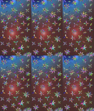 Güzel kumaş deseni. Raster suluboya deseni, narin çiçekler, kahverengi çiçekler, tebrik kartı şablonu..