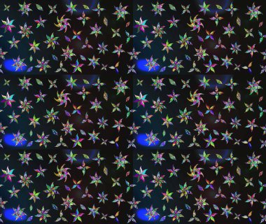 Tekstil, kumaş, ambalaj, hatıra defteri için hoş bir çiçek arkaplanı. Elle çizilmiş çiçek desenli Raster çizimi. Gri arka planda. Çocuksu tasarım.