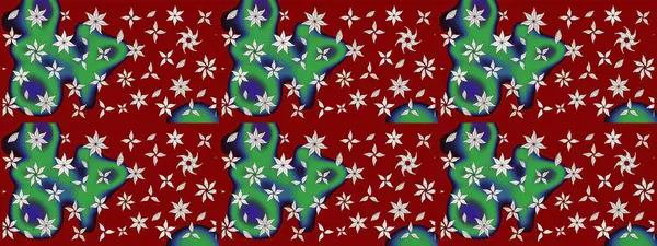 Kırmızı renklerde çiçek desenli çizimler, el yapımı papatyalar, papatyalar. Tekrar eden çiçek arkaplanı, zarif kırmızı çiçek duvar kağıdı.