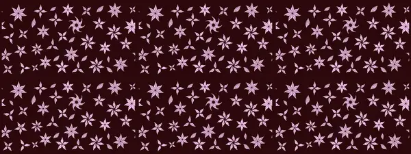 Renkli Yaz Temalı eskiz kalıbı. Raster Illustrasyon 'daki Çiçek Deseni' nin son moda çizimi. Düz Çiçek Elementleri Tasarımı. Kahverengi renkte çiçekler.