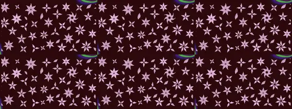 Arkaplan dokusu, duvar kağıdı, kahverengi renkli çiçek teması. Soyut etnik raster çizim kalıbı. Kabile sanatı boho baskısı, klasik çiçek arkaplanı.