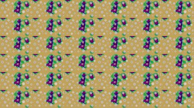 Kızılderili desenli desenli desenli şal deseni. Tekstil, tebrik kartı, boyama kitabı, telefon kılıfı baskısı için kullanılabilir. Raster Henna dövme stili. Etnik Mandala süsü.