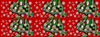 Eskiz Vintage Çiçek Deseni. Raster Kalça dokusu deseni.