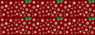 Patlayan çiçekler soyut olarak yerleştirilmiş. Raster deseni. Kibarca, kırmızı renkte bahar çiçekleri. Raster illüstrasyonu.