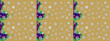 Sarı renkli, zarif çiçek buketli suluboya. Renkli Bahar Teması eskiz kalıbı. Düz Çiçek Elementleri Tasarımı. Raster illüstrasyonu.