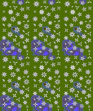 Tekstil veya kitap kapakları, imalat, duvar kağıtları, baskı, hediye paketi ve yapıştırma kitabı için çiçek eskizi geçmişi. Raster illüstrasyonu. Küçük ölçekli çiçeklerdeki basit sevimli desen.